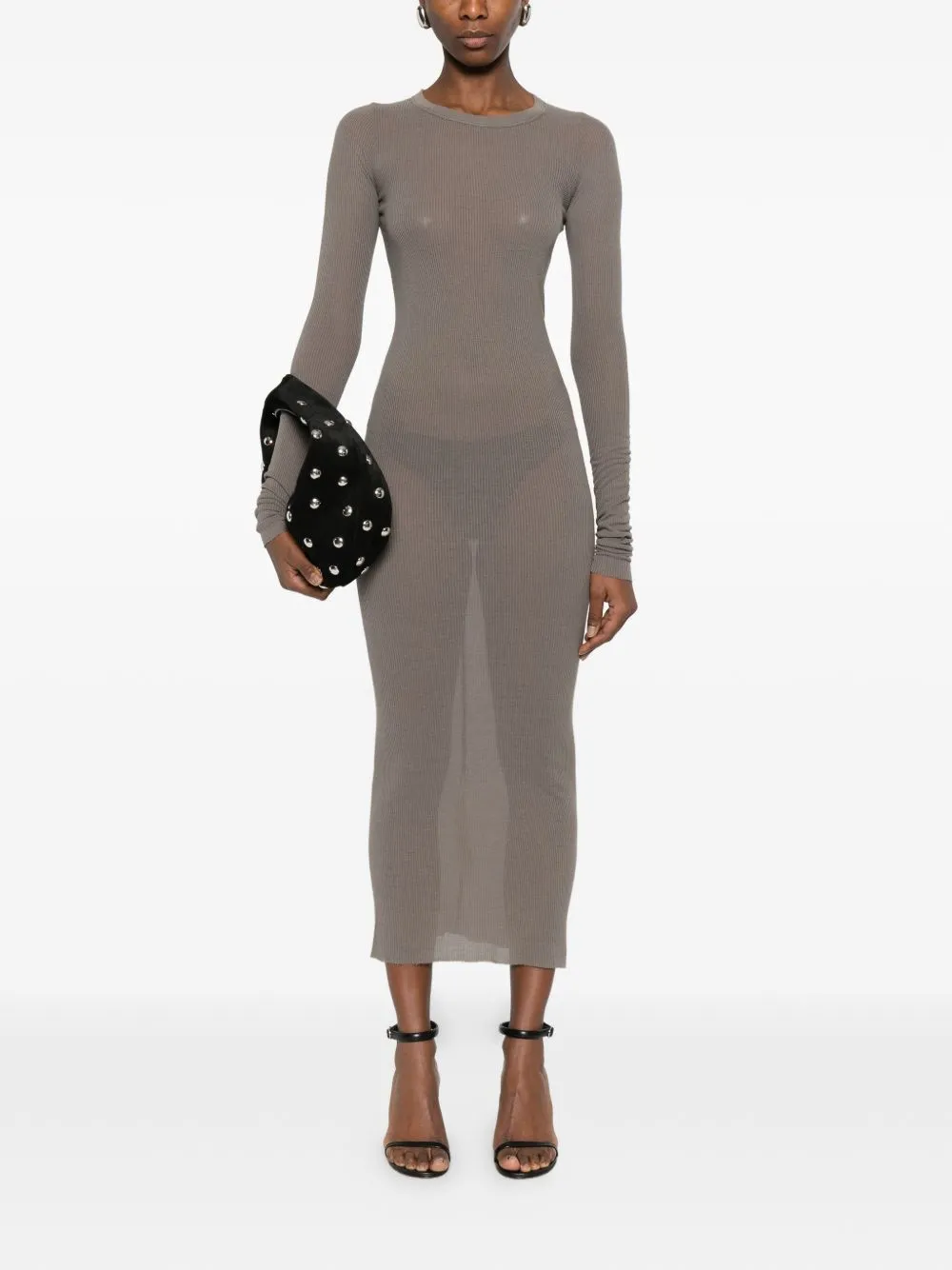 Ribbed Midi Dress sold by Wanan Luxury product image thumbnail 4