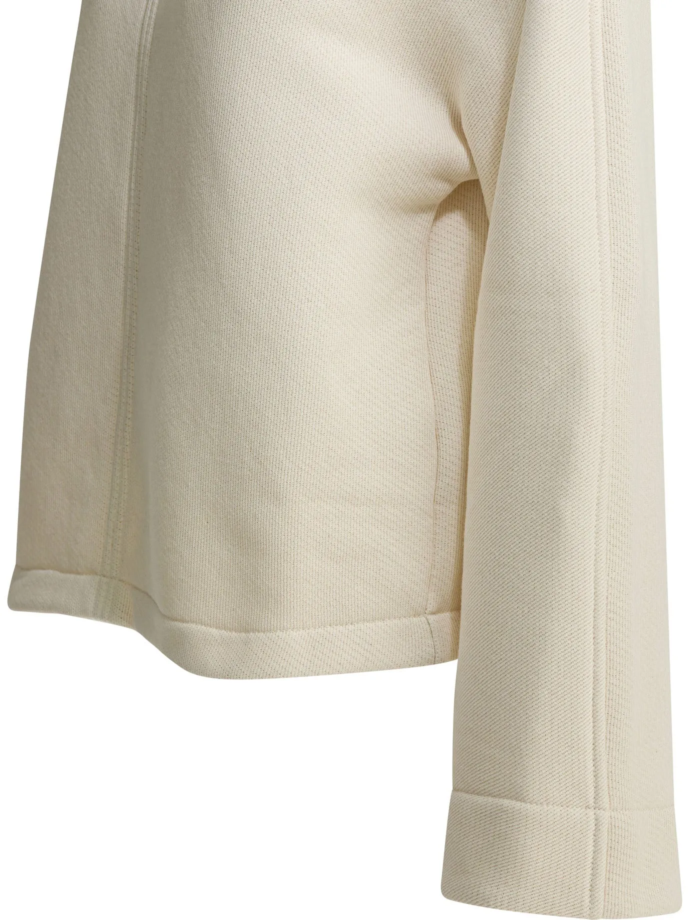 Hooded Sweatshirt With Tone-On-Tone Logo Sweatshirts White sold by Wanan Luxury product image thumbnail 4