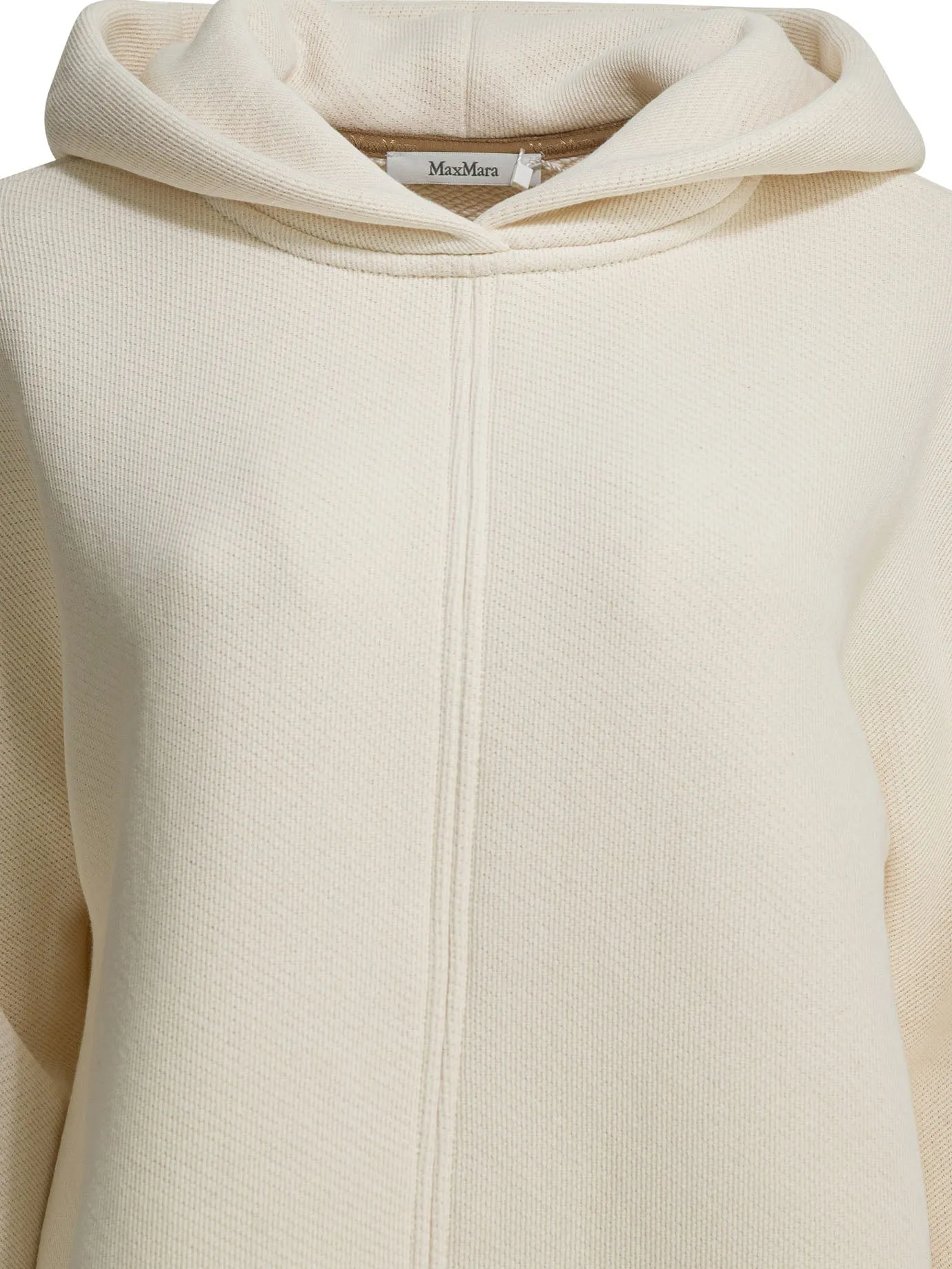 Hooded Sweatshirt With Tone-On-Tone Logo Sweatshirts White sold by Wanan Luxury product image thumbnail 3