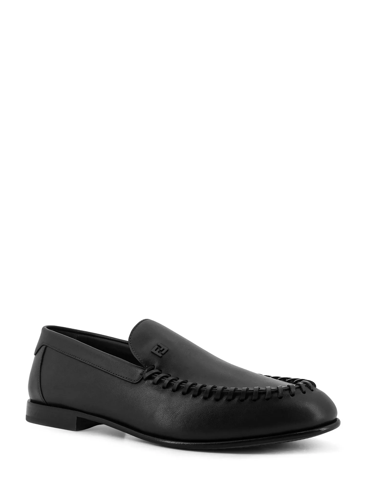 Leather Loafers With Metal Ff Logo sold by Wanan Luxury product image thumbnail 2
