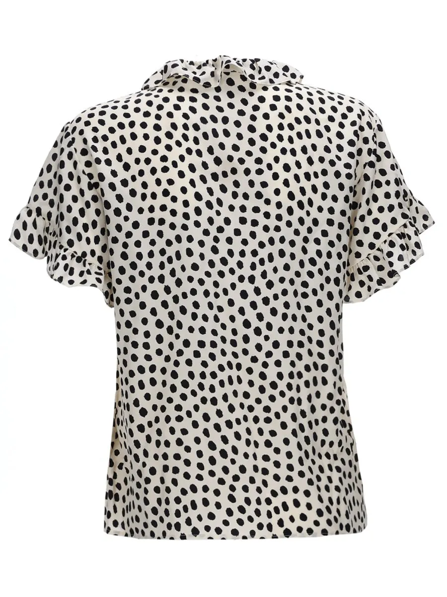 Top With Ruffles sold by Wanan Luxury product image thumbnail 3