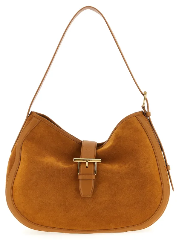 T-Bar Shoulder Bag Shoulder Bags Brown made by Alexander McQueen