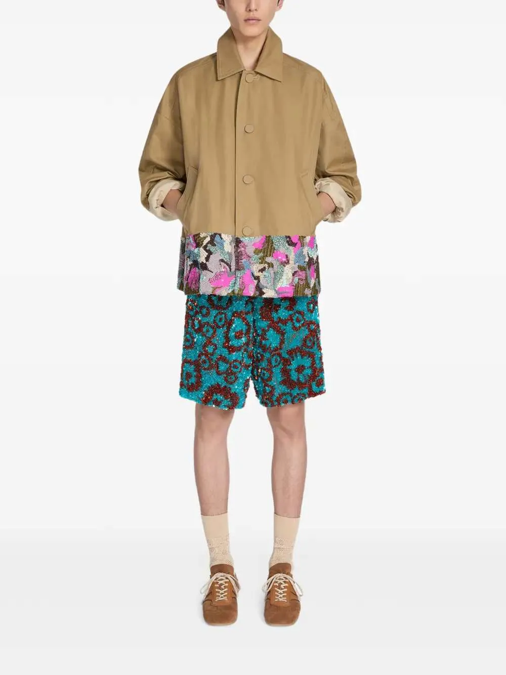 Sneakers With Suede Inserts sold by Wanan Luxury product image thumbnail 4