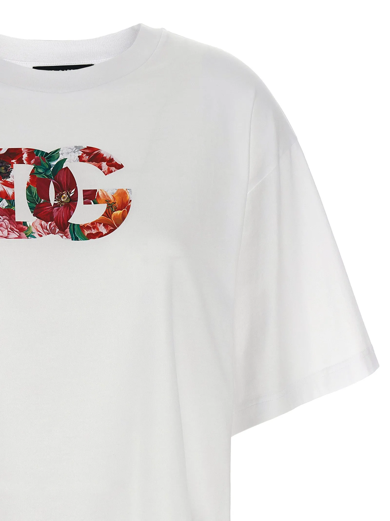 Floral Logo T-Shirt White sold by Wanan Luxury product image thumbnail 3