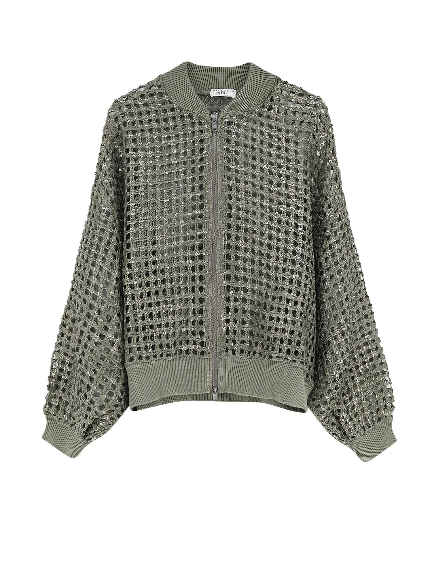 Dazzling Net Embroidery Silk And Linen Cardigan sold by Wanan Luxury