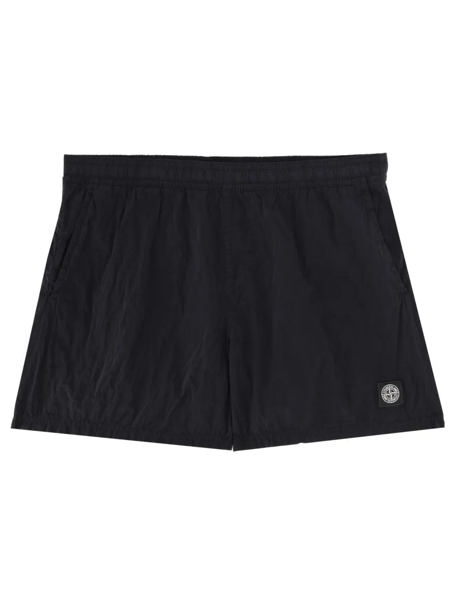 Swimsuit With Logo Patch sold by Wanan Luxury