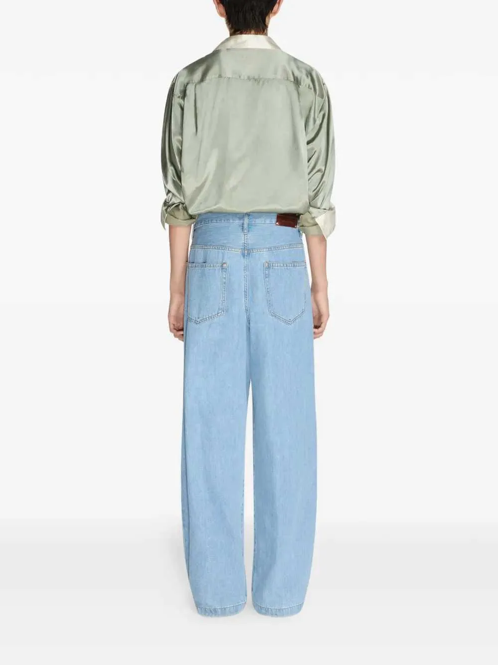 Pleated Jeans sold by Wanan Luxury product image thumbnail 4