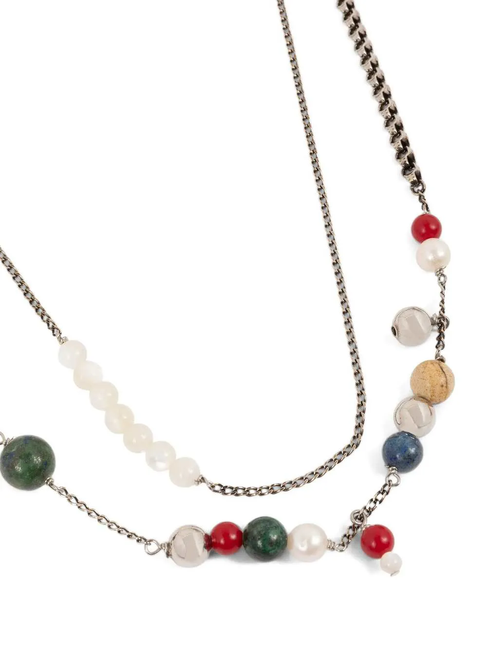 Double Chain Necklace sold by Wanan Luxury product image thumbnail 2