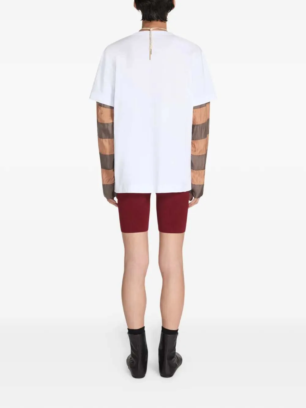 T-Shirt With Contrasting Sleeves sold by Wanan Luxury product image thumbnail 4