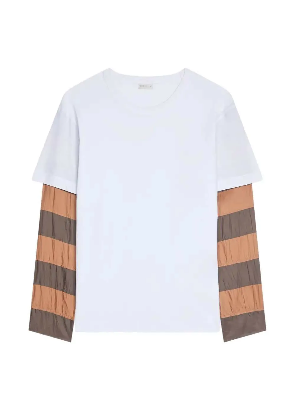 T-Shirt With Contrasting Sleeves sold by Wanan Luxury