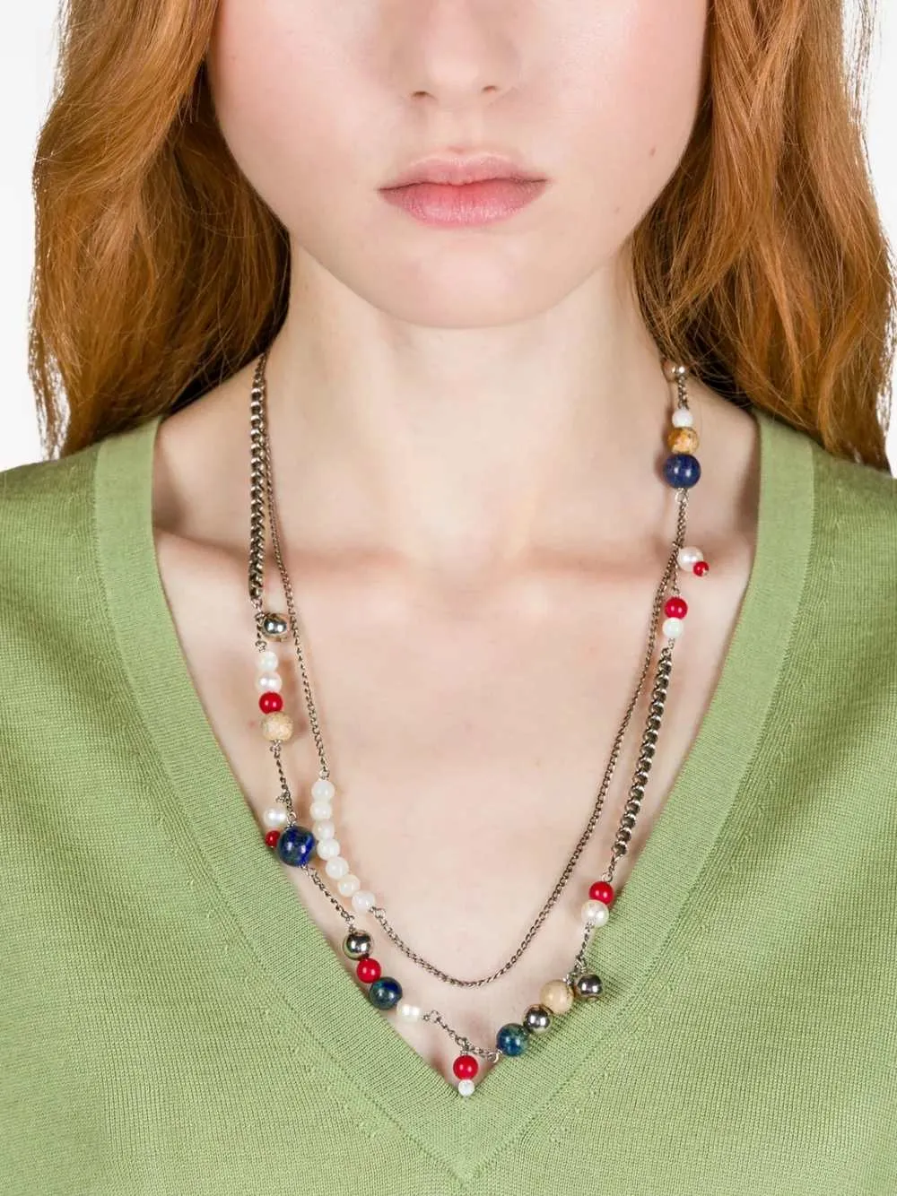 Beaded Necklace sold by Wanan Luxury product image thumbnail 3