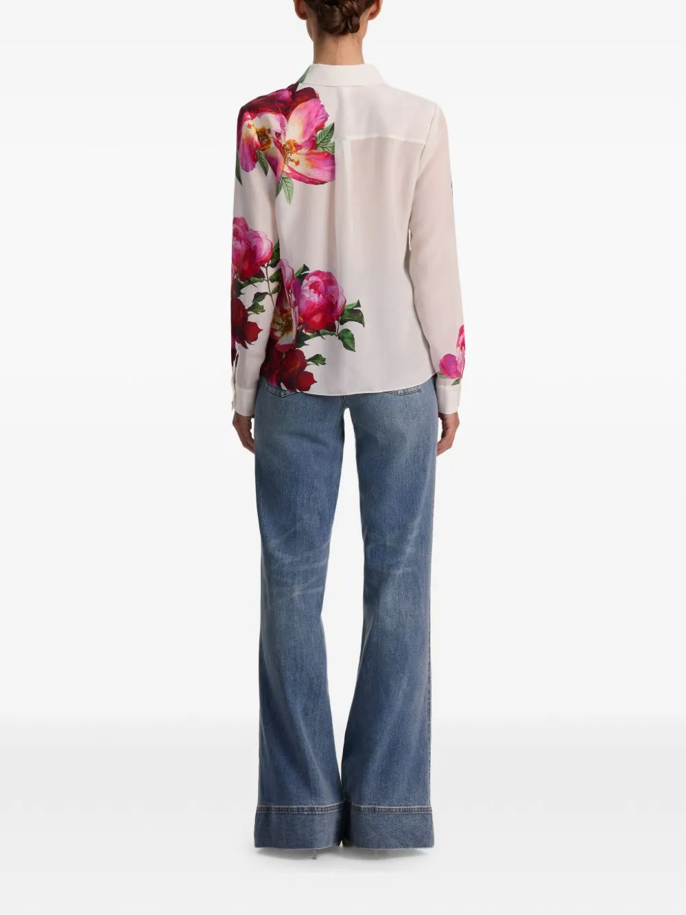 Printed Silk Shirt sold by Wanan Luxury product image thumbnail 4