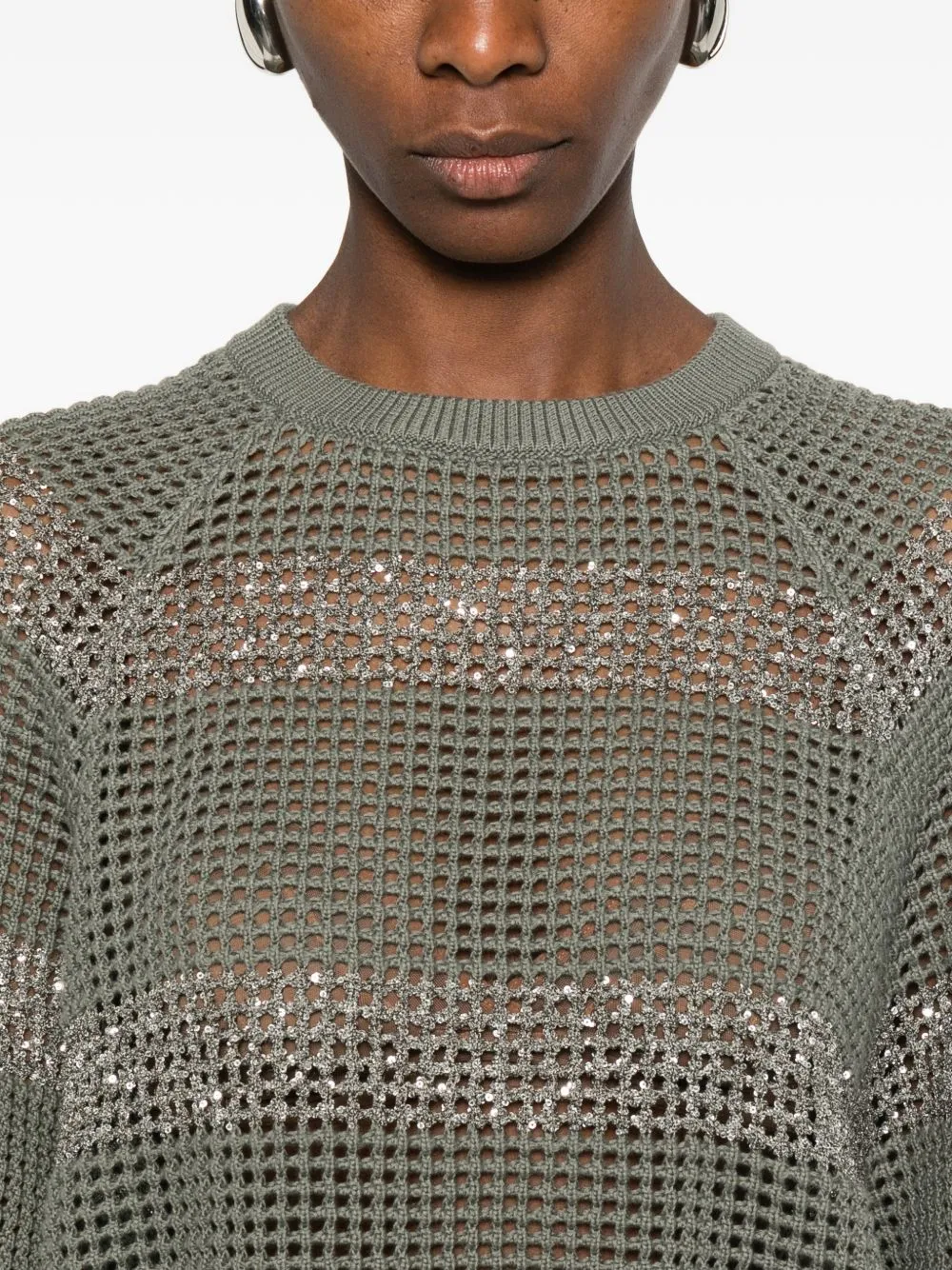 Cotton Crewneck Sweater sold by Wanan Luxury product image thumbnail 4