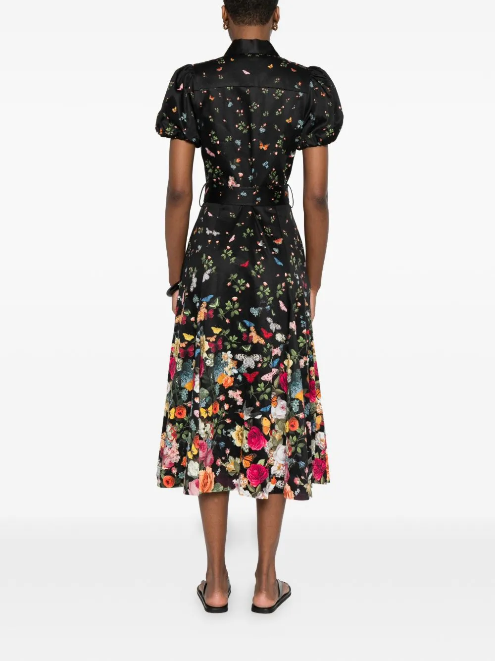 Printed Midi Dress sold by Wanan Luxury product image thumbnail 4