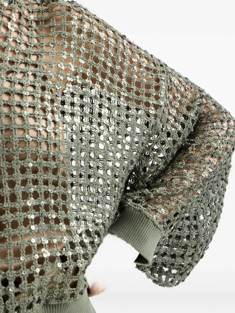 Silk And Linen Blend Cardigan sold by Wanan Luxury product image thumbnail 5