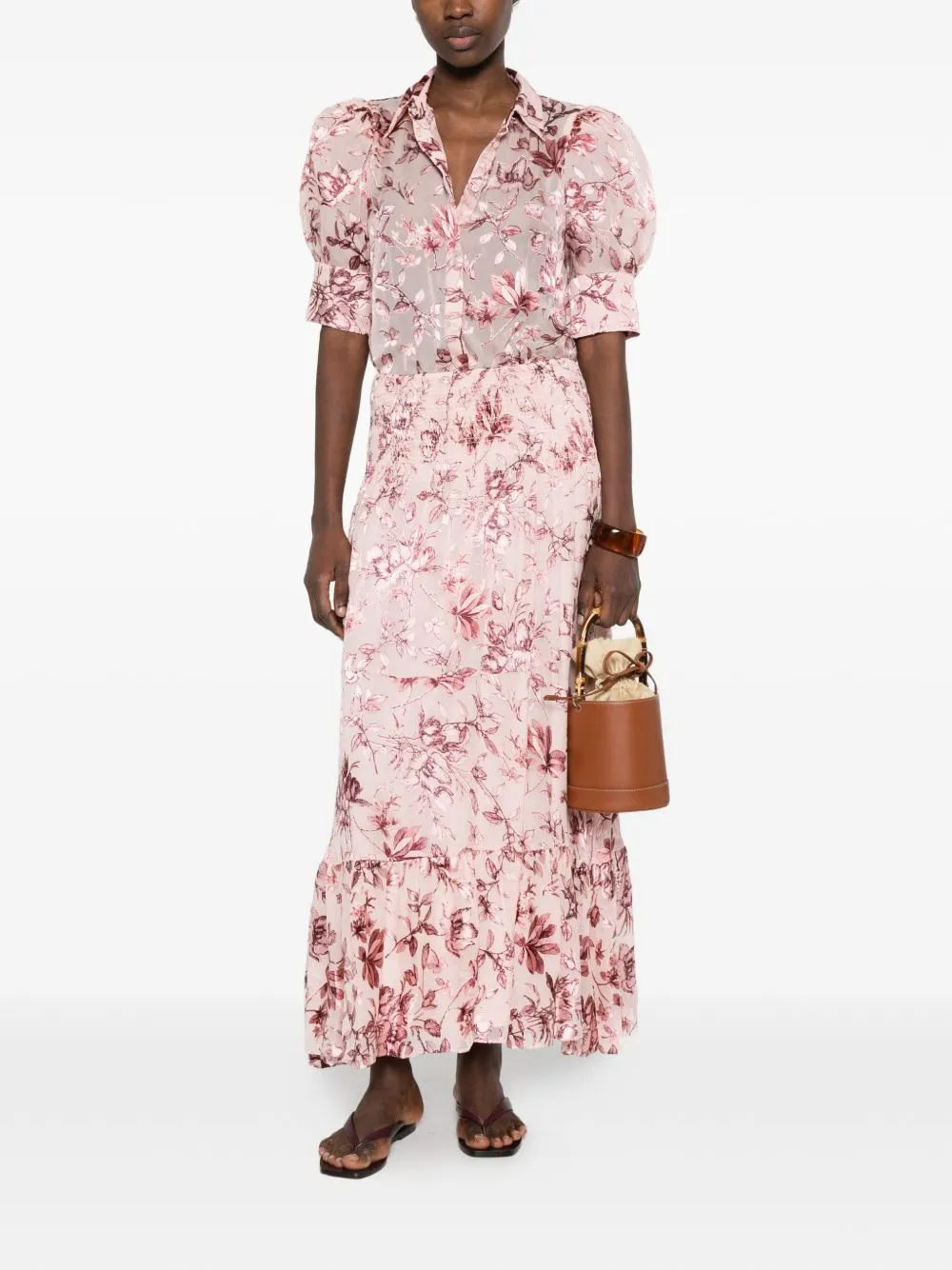 Printed Scrunched Top sold by Wanan Luxury product image thumbnail 3