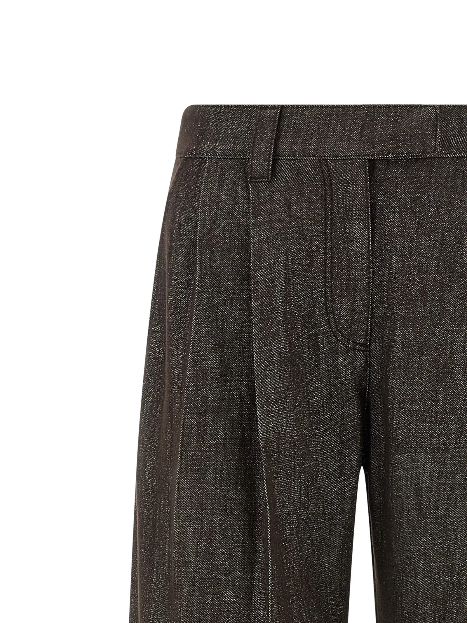 Loose Curved Jeans Brown sold by Wanan Luxury product image thumbnail 3