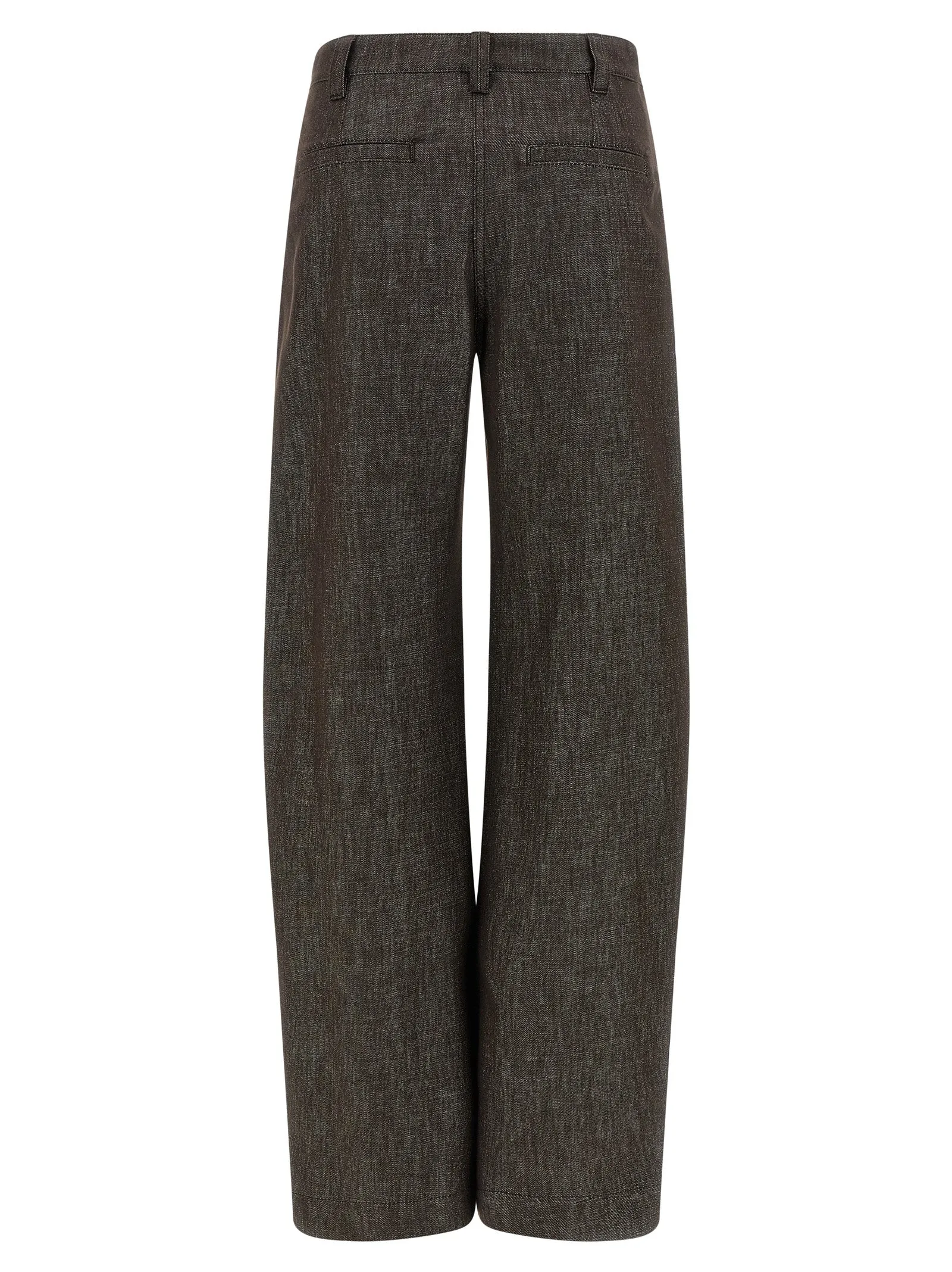 Loose Curved Jeans Brown sold by Wanan Luxury product image thumbnail 2