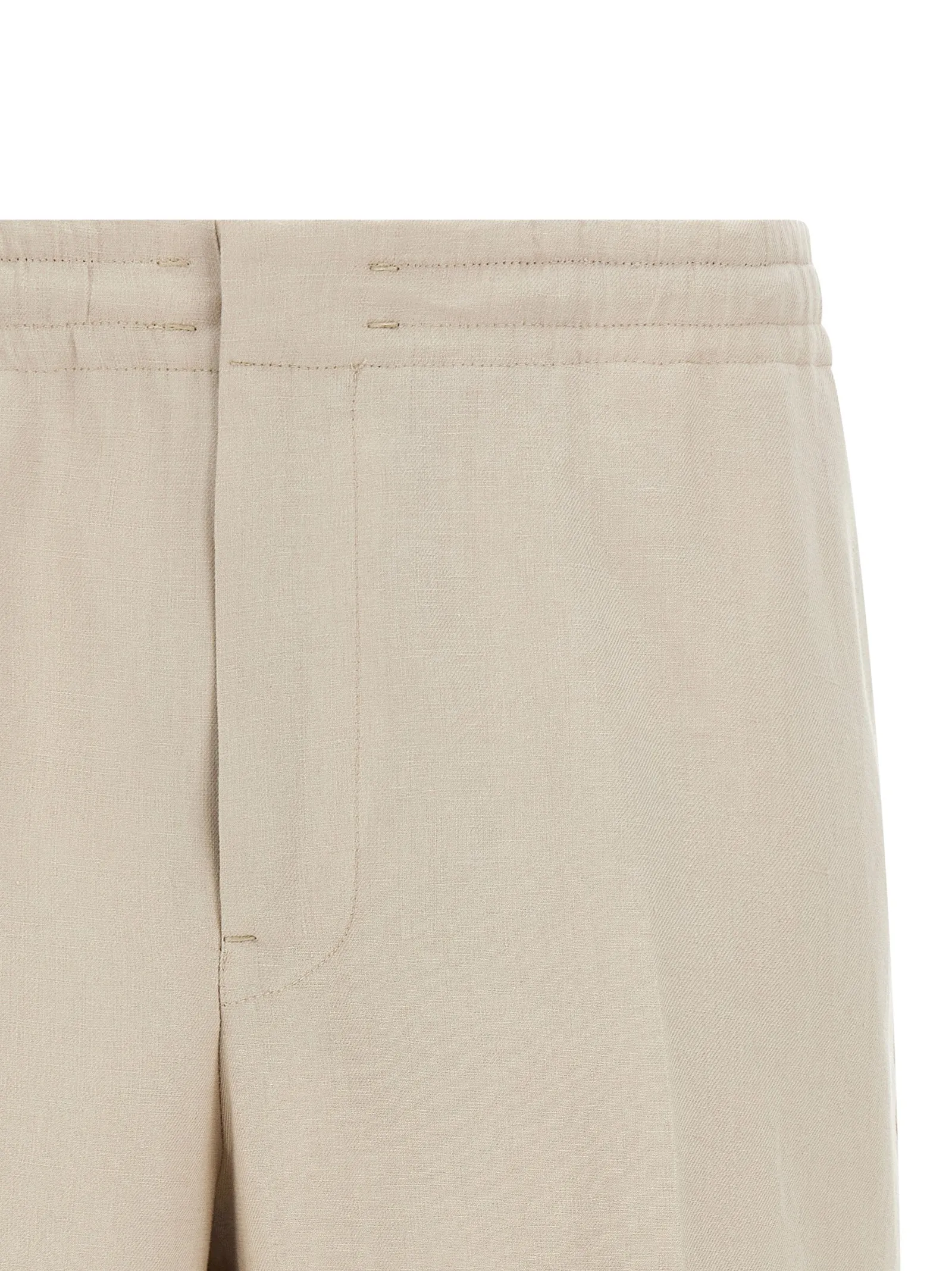 Linen Bermuda Shorts Bermuda And Short Beige sold by Wanan Luxury product image thumbnail 3