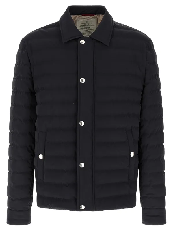 Shirt Down Jacket Puffer Jackets Blue sold by Wanan Luxury