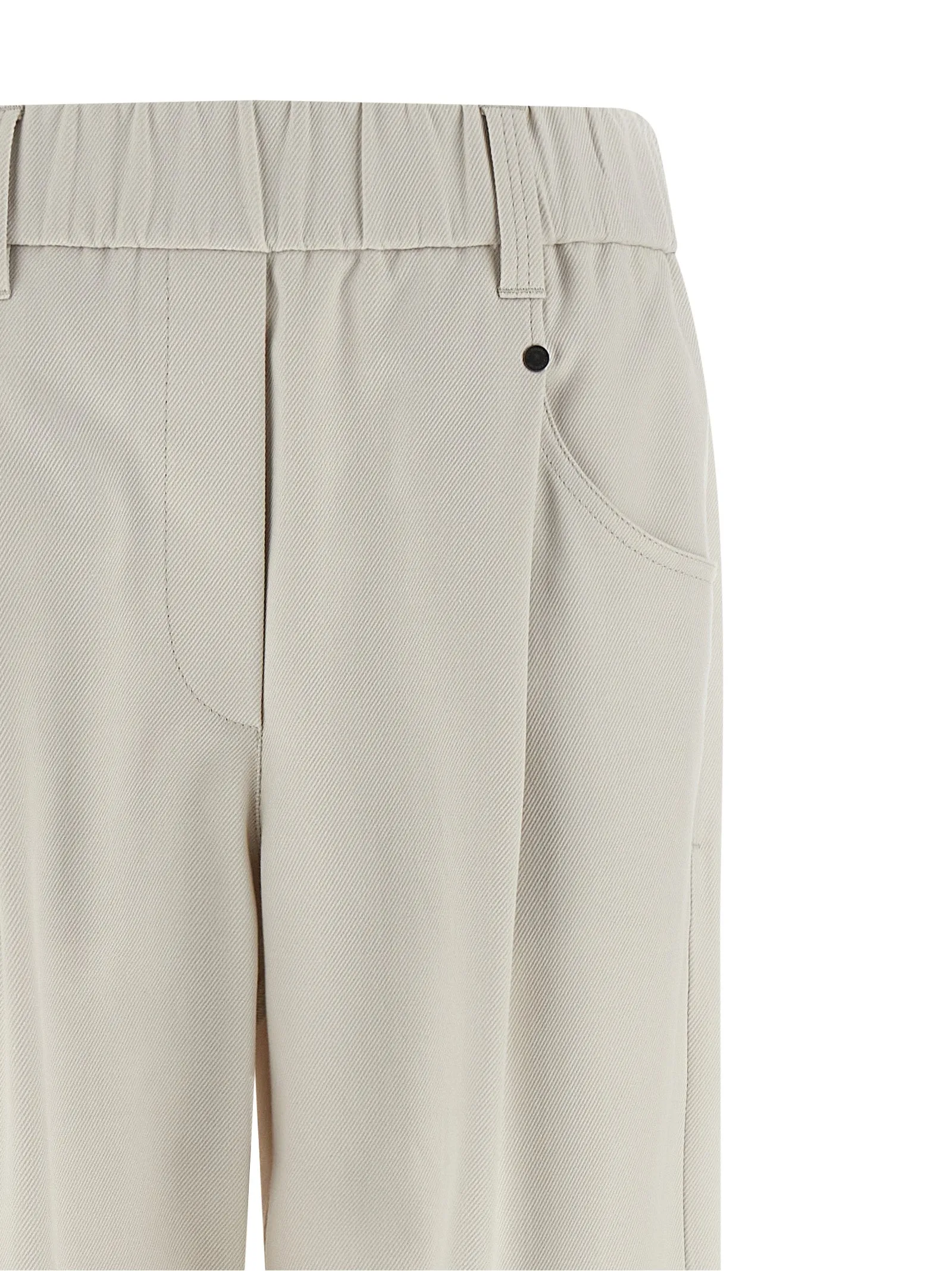 Shiny Bartack Pants Beige sold by Wanan Luxury product image thumbnail 3