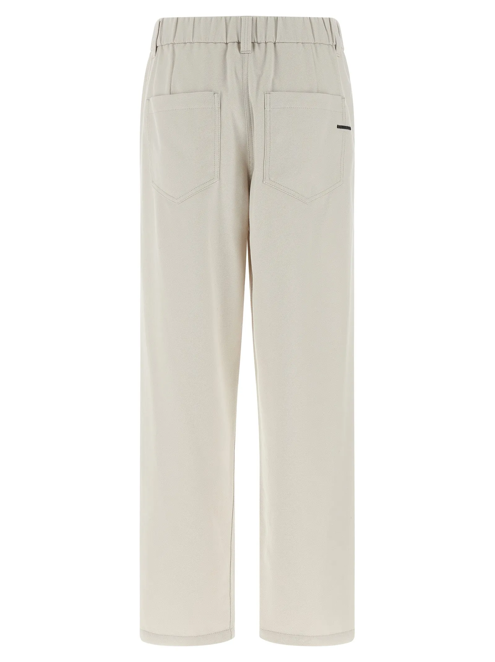 Shiny Bartack Pants Beige sold by Wanan Luxury product image thumbnail 2