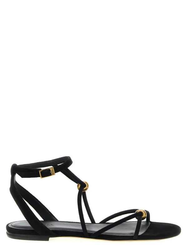Aeza Sandals Black made by Isabel Marant