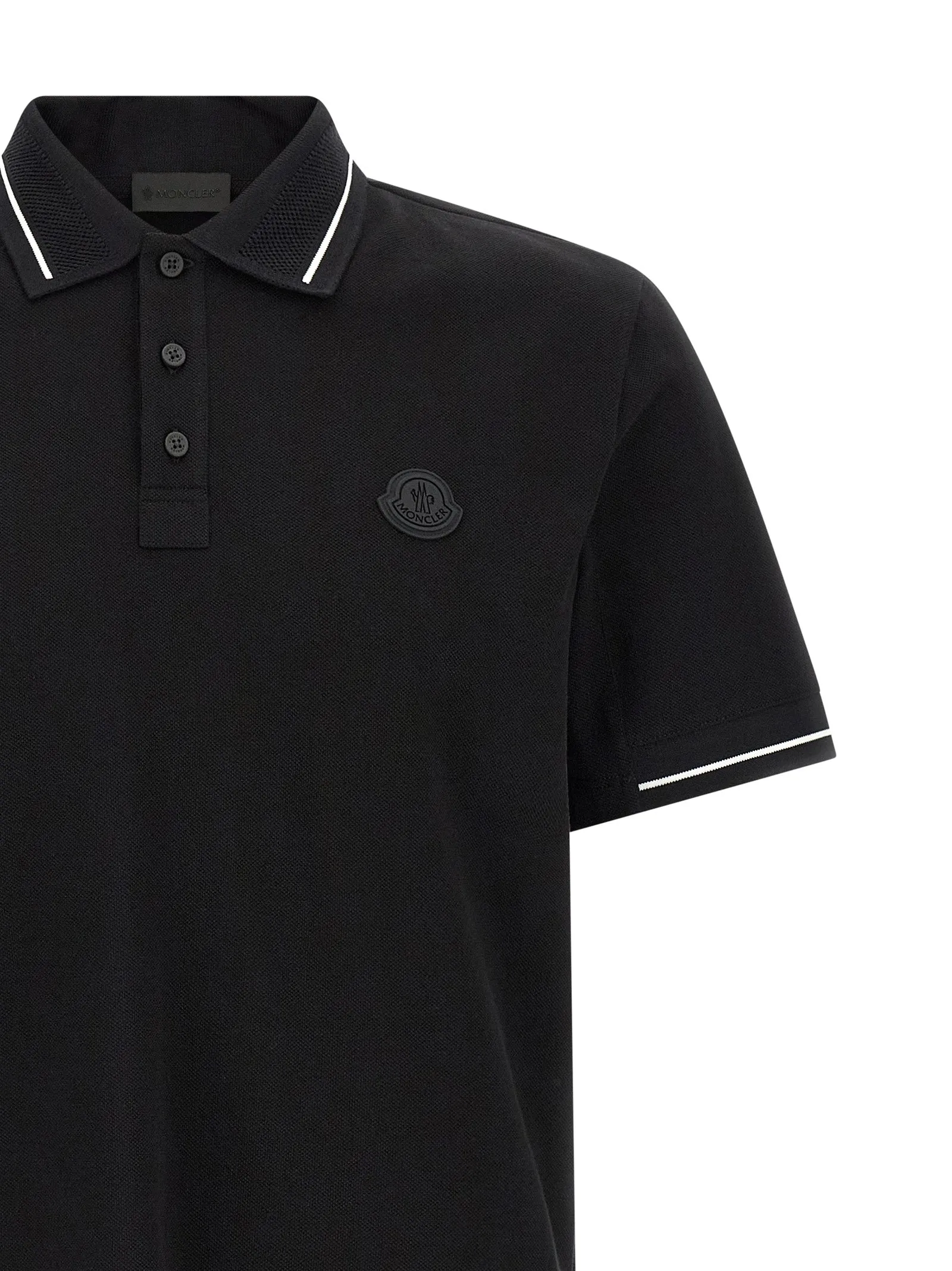 Logo Patch Shirt Polo Black sold by Wanan Luxury product image thumbnail 3