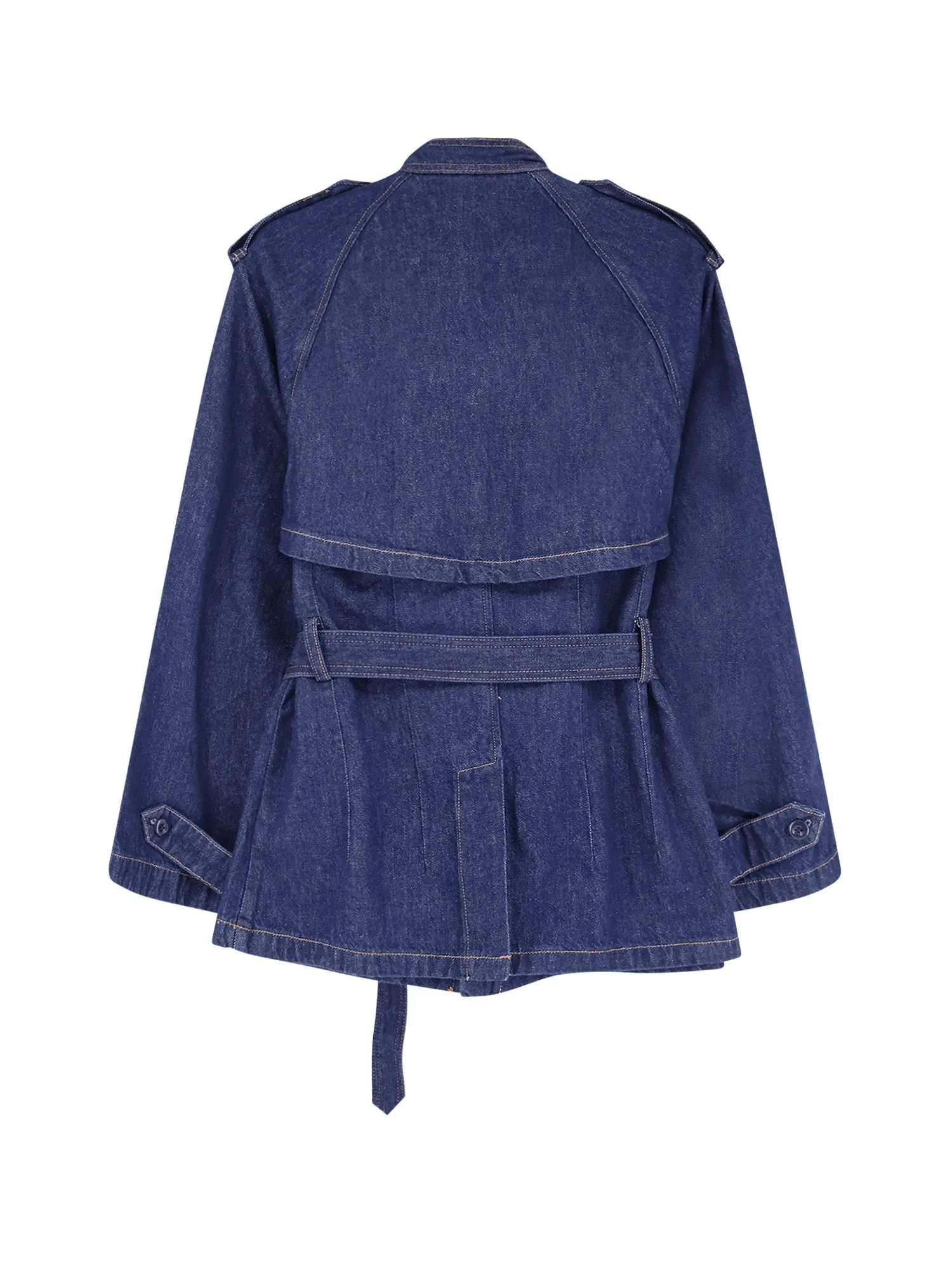 Blue Denim Jacket sold by Wanan Luxury product image thumbnail 2
