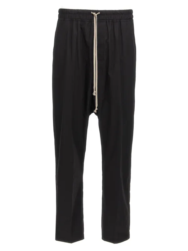 Drawstring Long Pants Black sold by Wanan Luxury