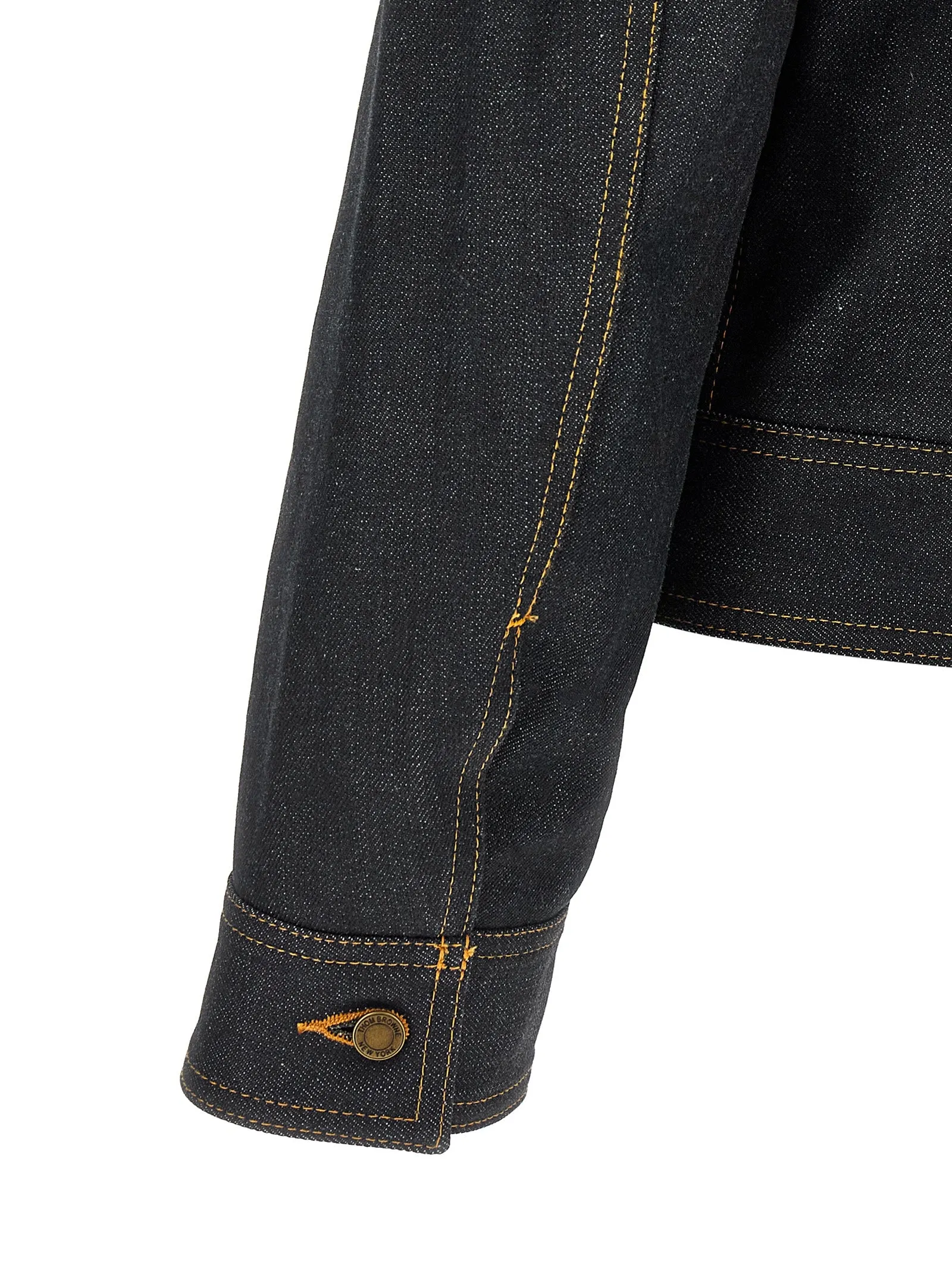 Japanese Selvedge Denim Jacket Puffer Jackets Blue sold by Wanan Luxury product image thumbnail 4