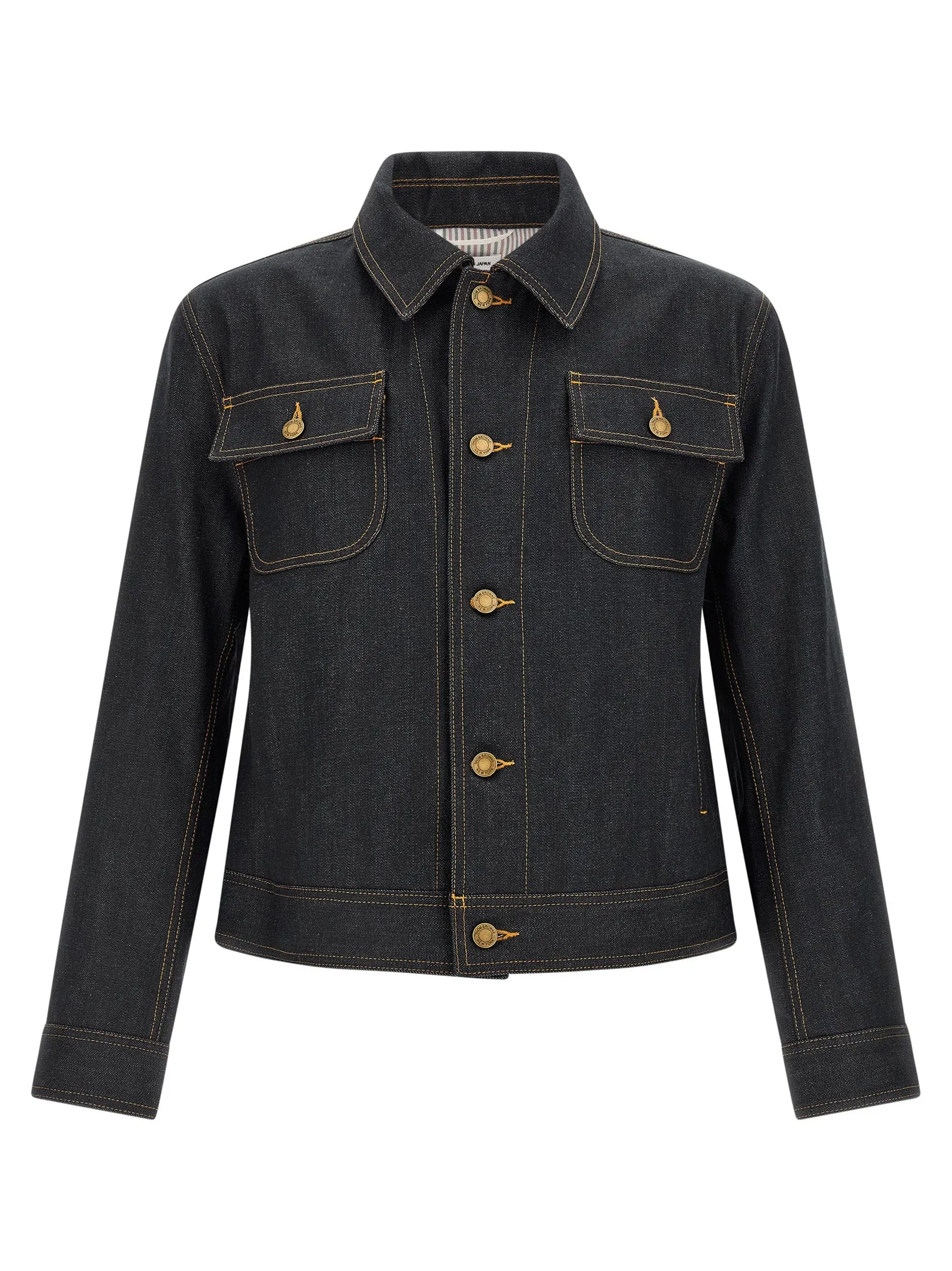 Japanese Selvedge Denim Jacket Puffer Jackets Blue sold by Wanan Luxury