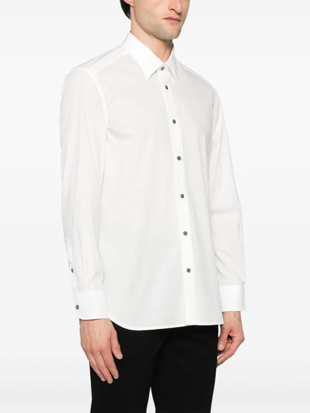 Allover Logo Cotton Shirt sold by Wanan Luxury product image thumbnail 4