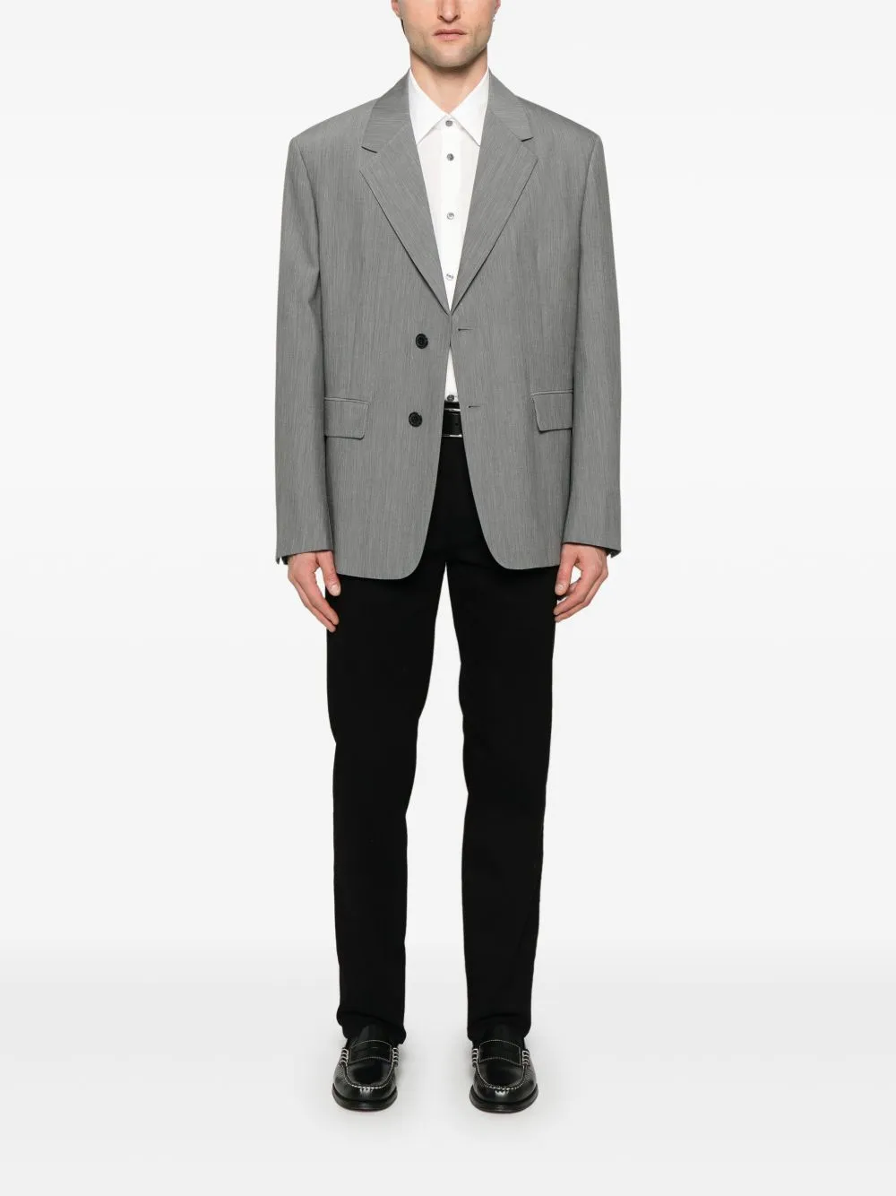 Allover Logo Cotton Shirt sold by Wanan Luxury product image thumbnail 3