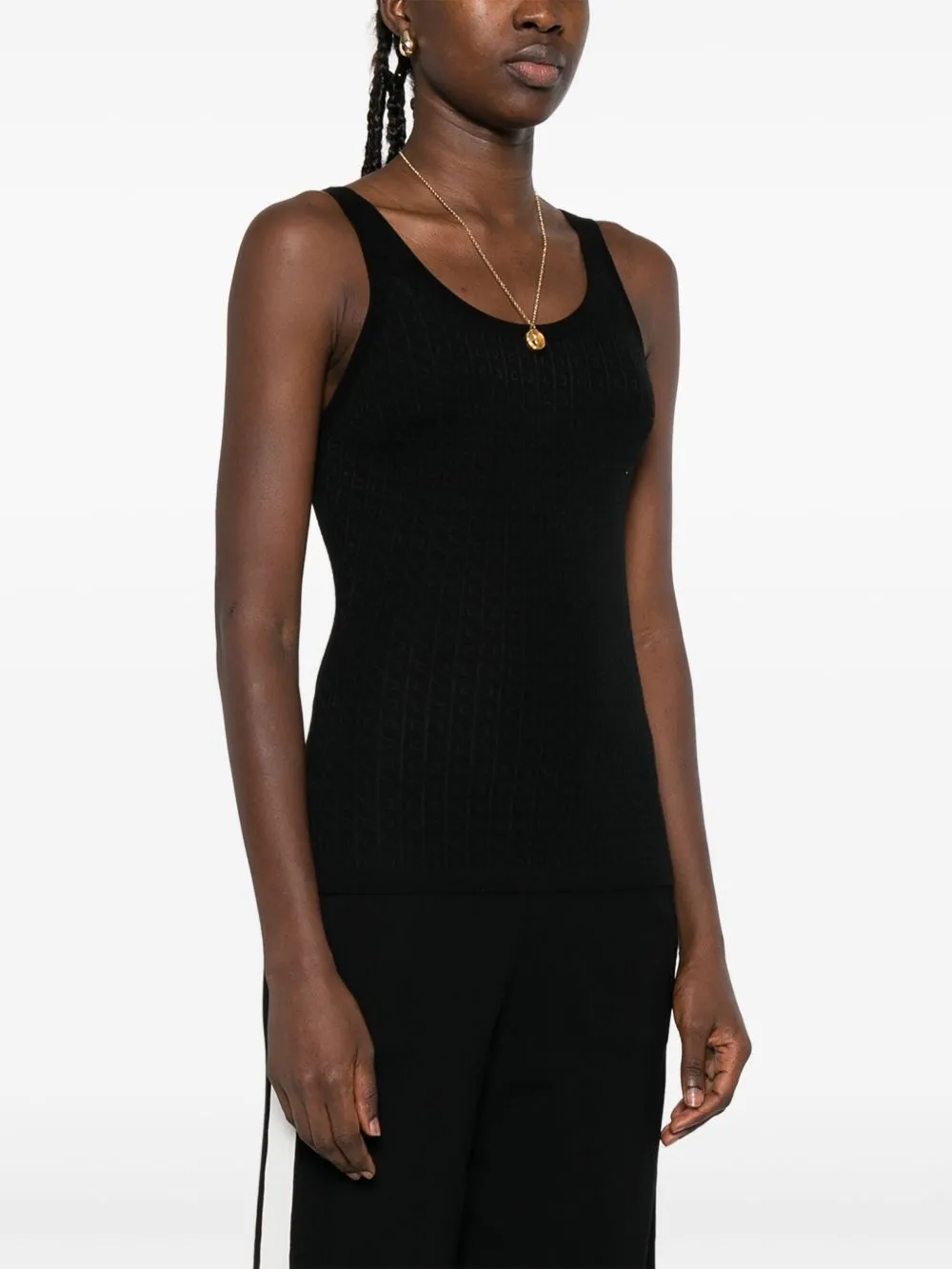 Wool Blend Tank Top sold by Wanan Luxury product image thumbnail 4