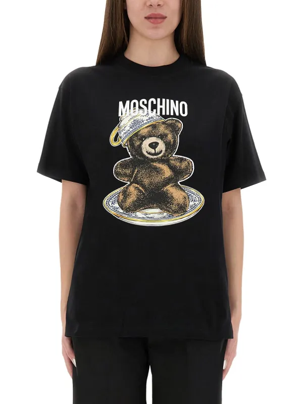 T-Shirt With "Teddy" Print made by Moschino