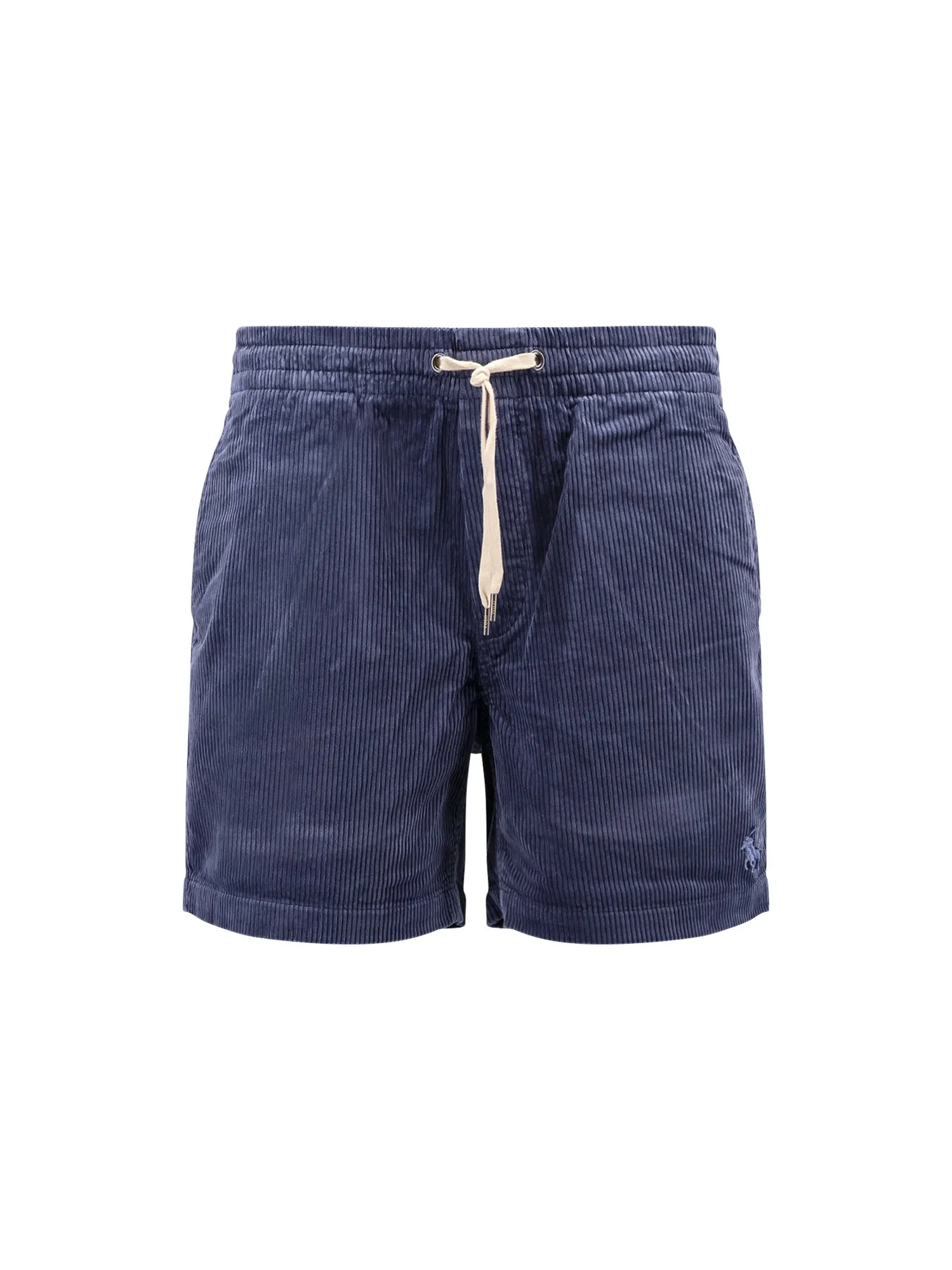Corduroy Bermuda Shorts With Logo Embroidery sold by Wanan Luxury