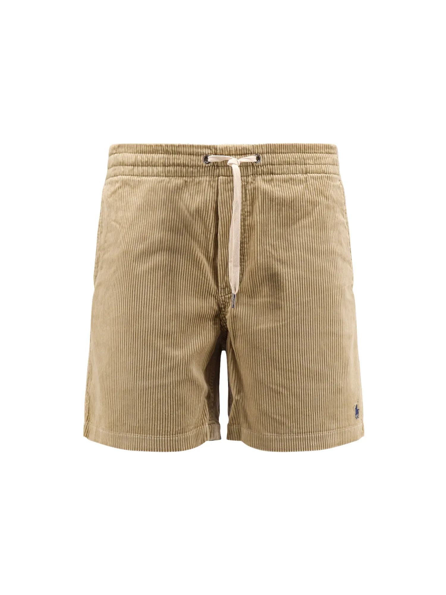 Corduroy Bermuda Shorts With Logo Embroidery sold by Wanan Luxury