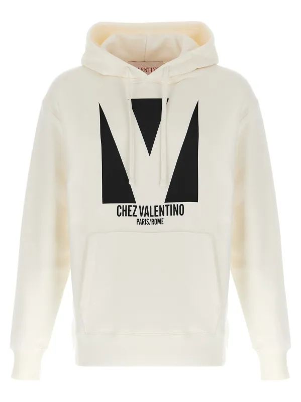 Valentino Garavani Hoodie Sweatshirt White made by Valentino Garavani