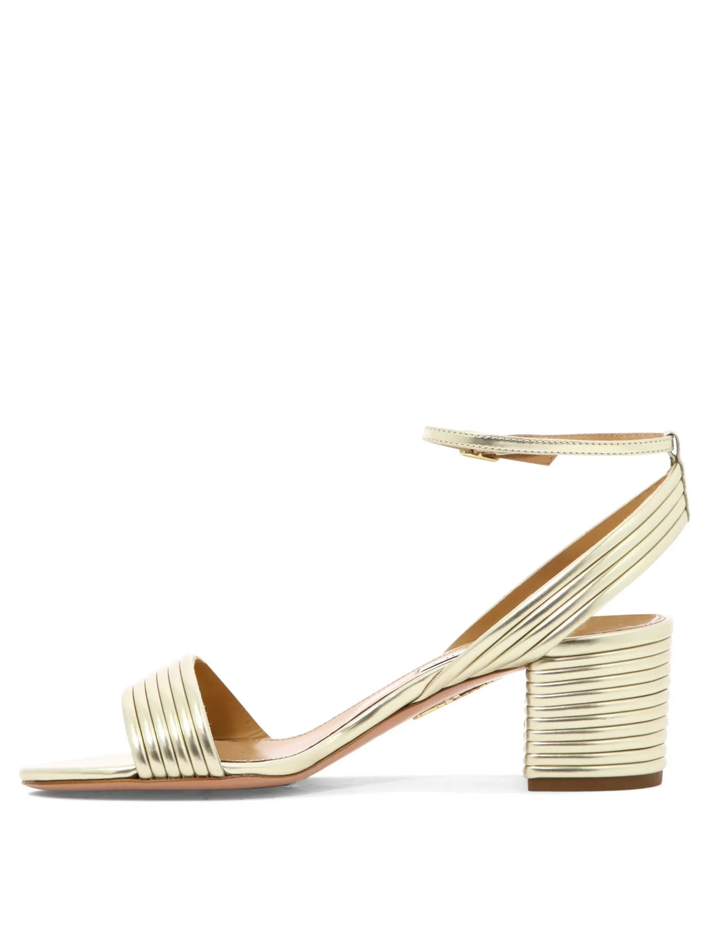 Sundance Sandal 50 Mm Heeled Shoes Gold sold by Wanan Luxury product image thumbnail 3