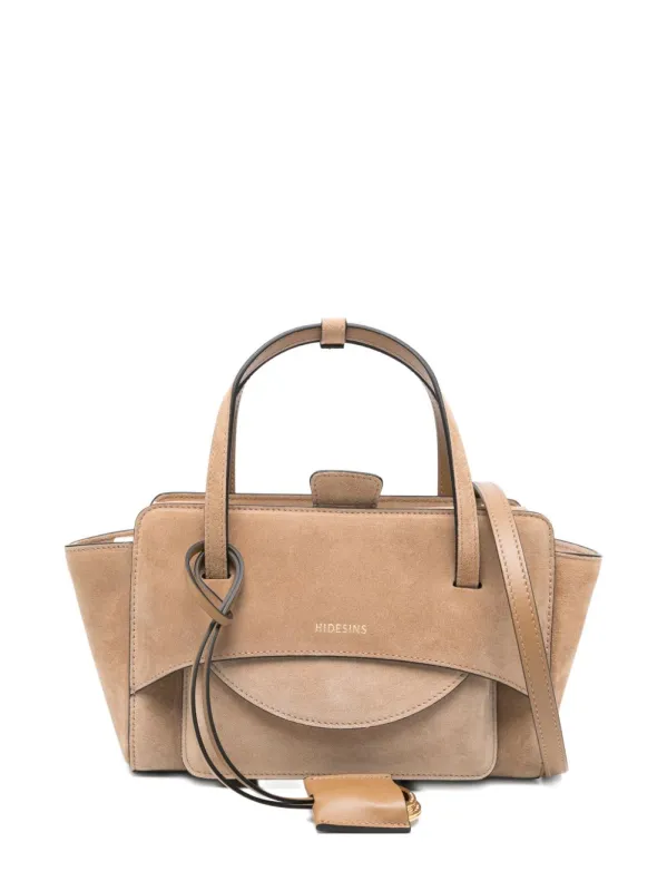 Flap Small Leather Tote Bag sold by Wanan Luxury