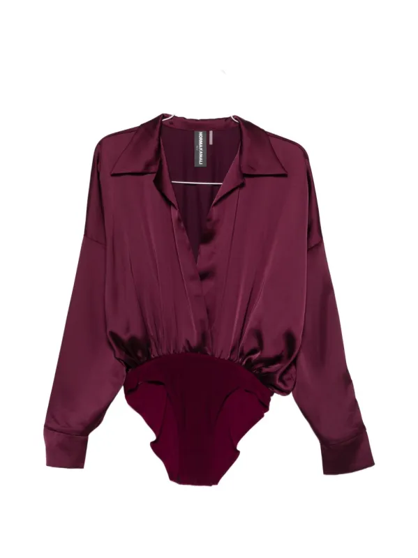 Oversized Shirt Bodysuit made by Norma Kamali
