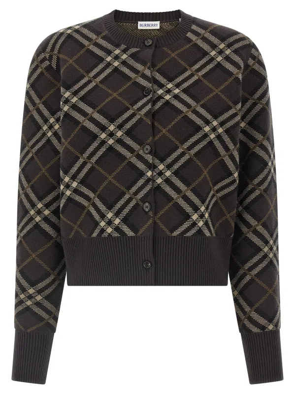 Georgette Sweaters And Cardigans Brown made by Burberry