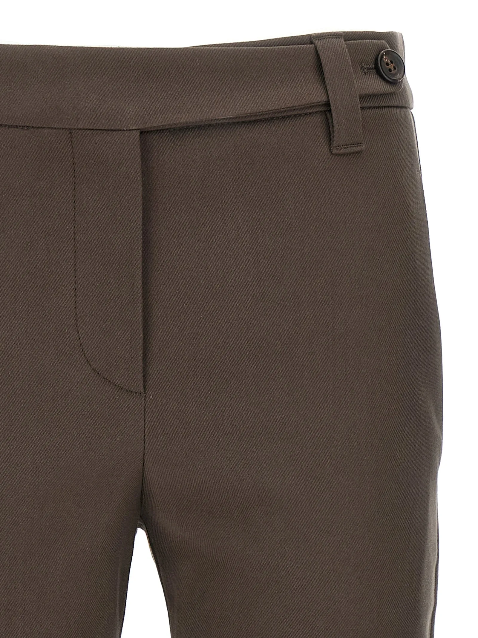 Monile Cotton Pants Brown sold by Wanan Luxury product image thumbnail 3