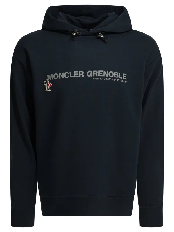 Logo Print Hoodie Sweatshirts Blue sold by Wanan Luxury