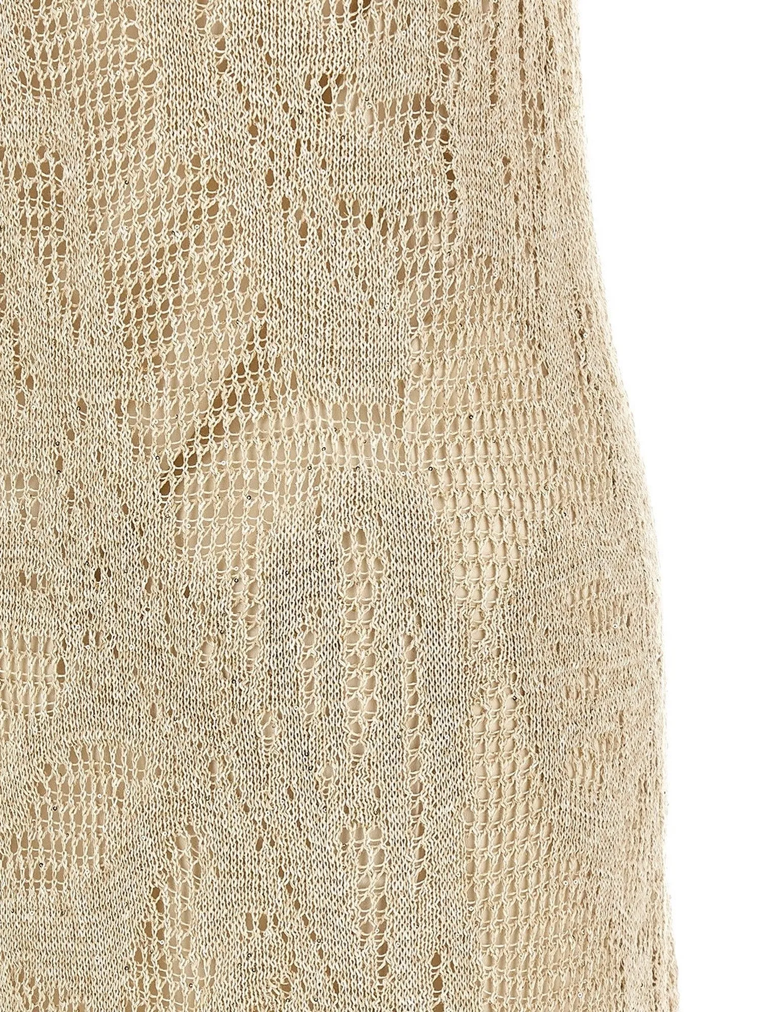 Knitted Linen And Cotton Long Dress sold by Wanan Luxury product image thumbnail 3