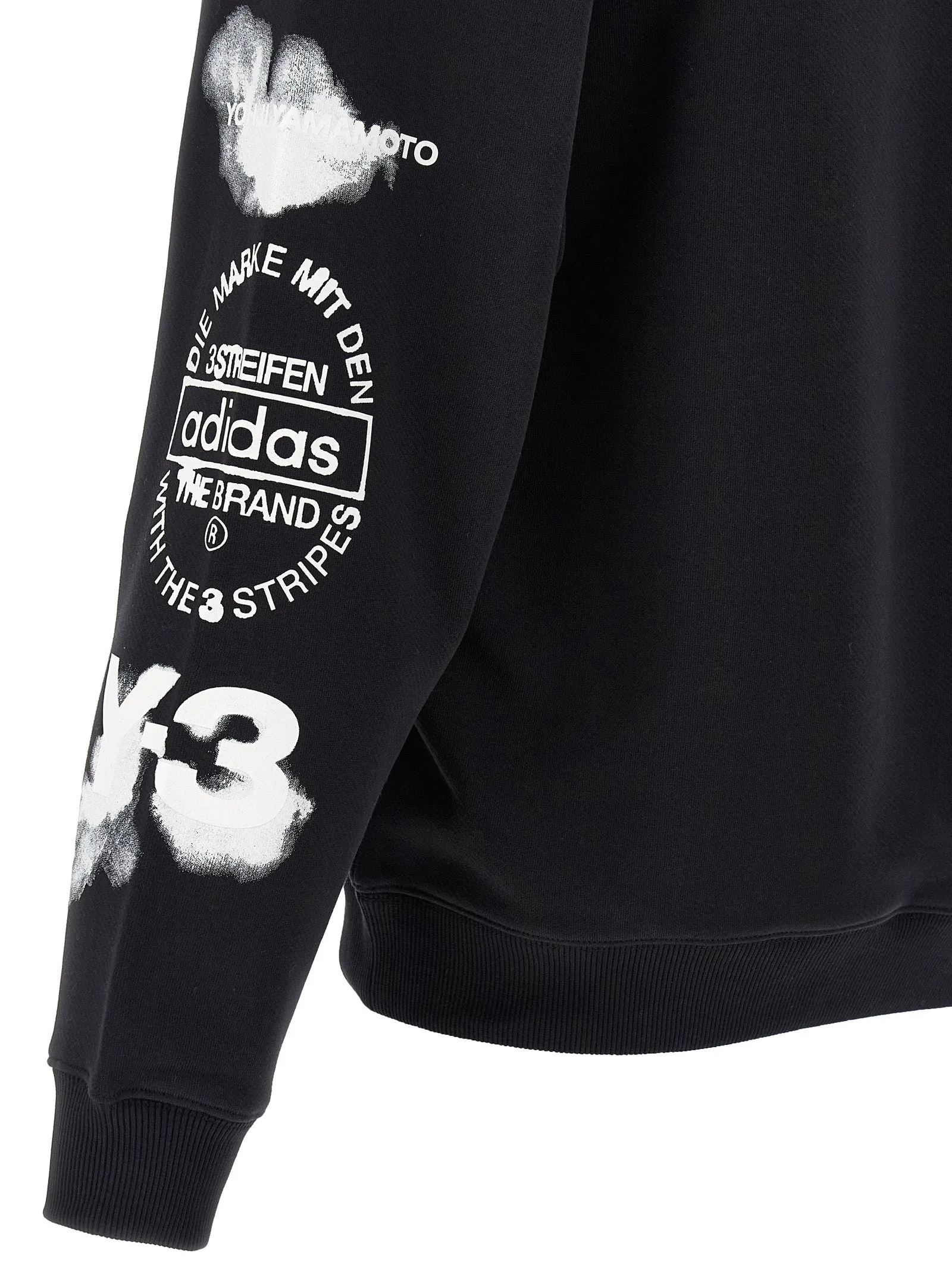 Y-3 Graphic Crew Sweatshirt Black sold by Wanan Luxury product image thumbnail 4