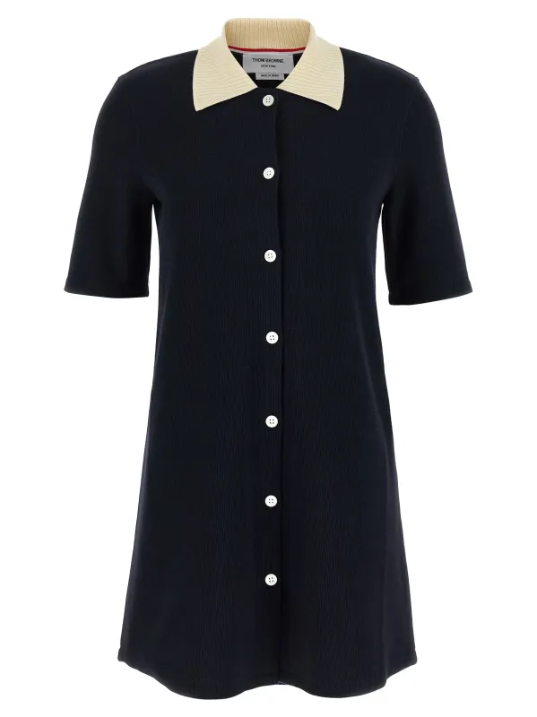 Polo Dress Dresses Blue made by Thom Browne