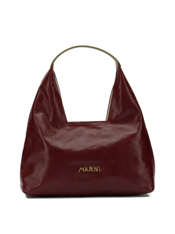 Trapeze Shoulder Bags Bordeaux made by Marni