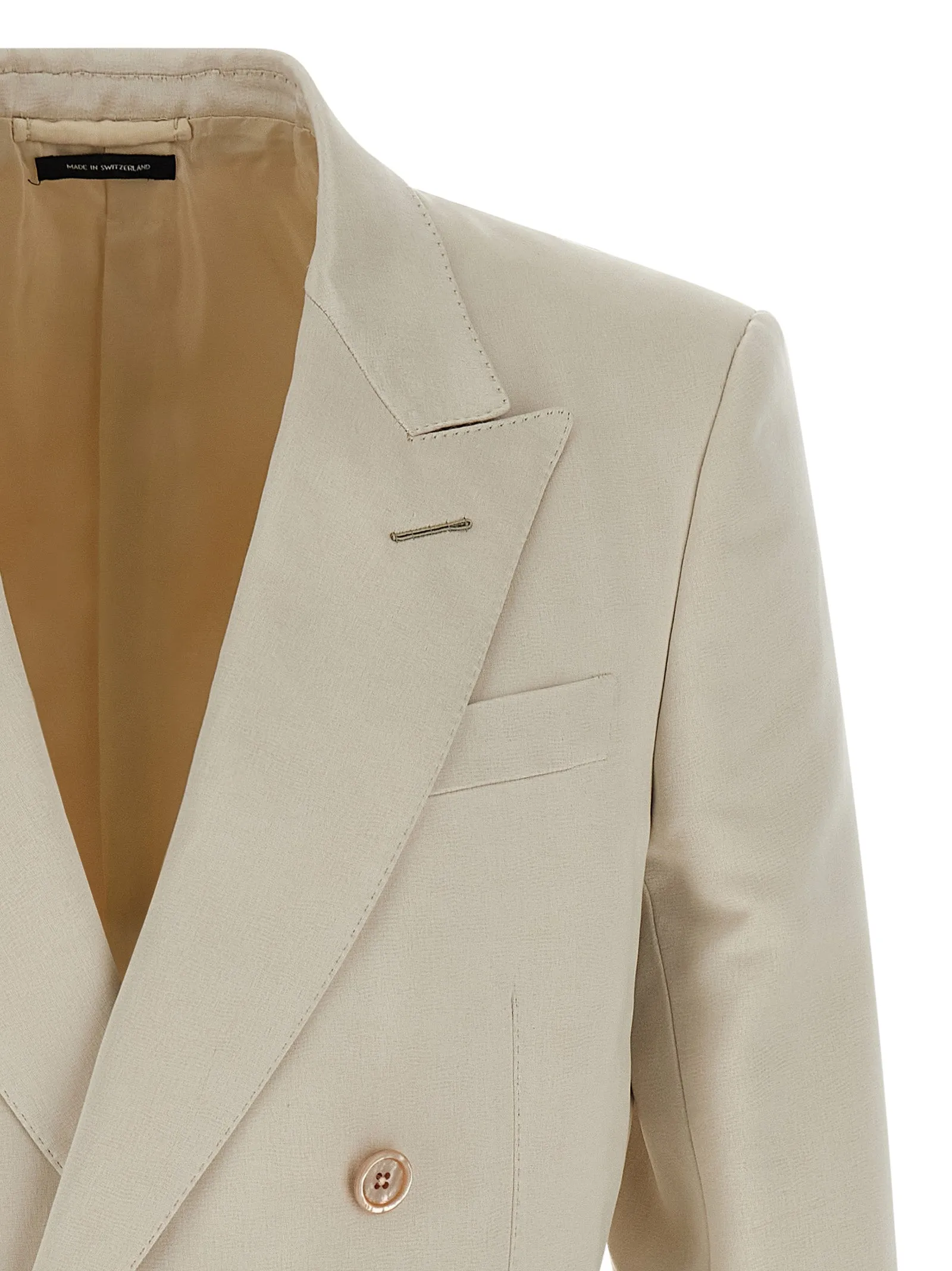 Double-Breasted Blazer Beige sold by Wanan Luxury product image thumbnail 3
